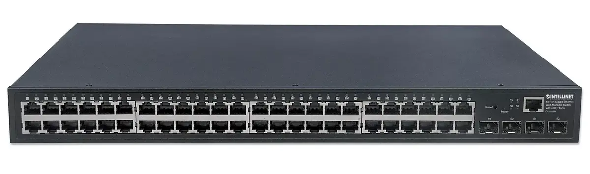 Managed Switch Intellinet 48-Port Gigabit Ethernet Photo 3