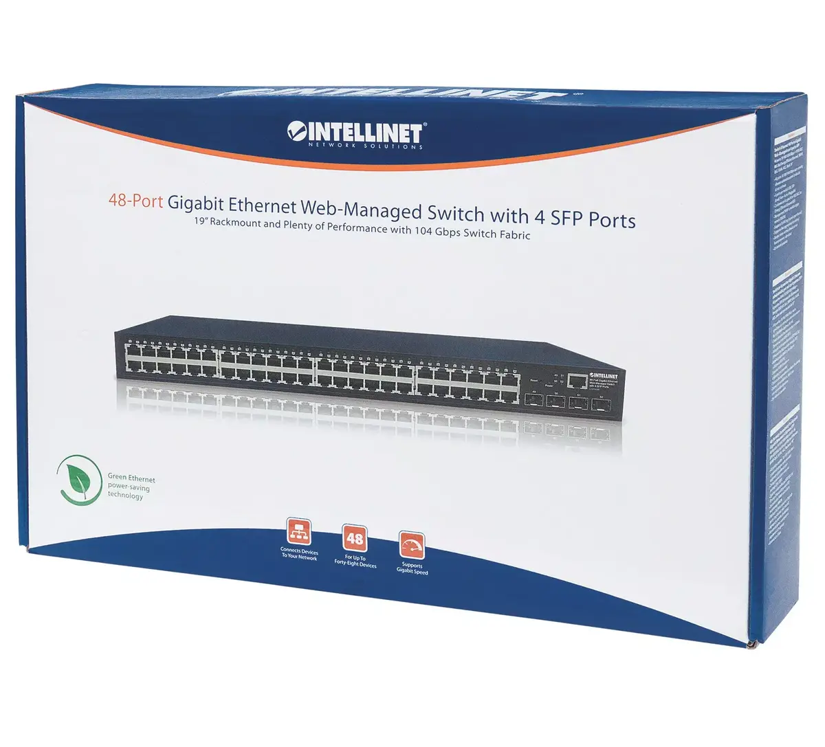 Managed Switch Intellinet 48-Port Gigabit Ethernet Photo 5