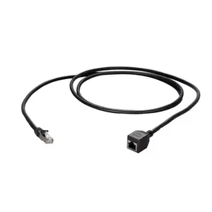Сетевой кабель EFB Elektronik K5546SW.1 RJ-45 Cat6a 1 м Черный