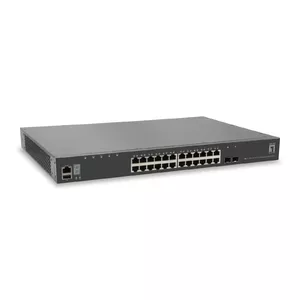 Managed Switch LevelOne KILBY 28-Port Stackable L3 Lite