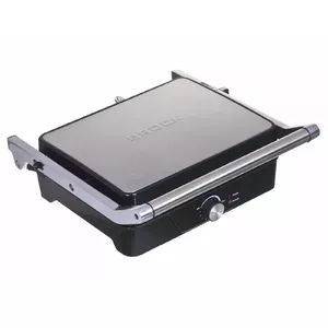 BROCK HCG 5000 SS Elektriskais grils ar 1500W jaudu, temperatūras kontroli, nepiedegošu pārklājumu un 180 grādu atvērumu