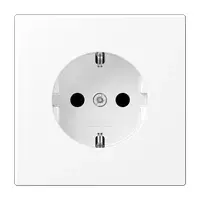 Розетка JUNG LS 1520 KI WWM типа F, 16А 250В, белая