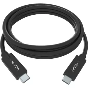 Vision TC 2MUSBC/BL USB кабель 2 m USB 3.2 Gen 1 (3.1 Gen 1) USB C Черный