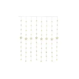 Fairy lights Goobay Star Curtain with 80 LEDs