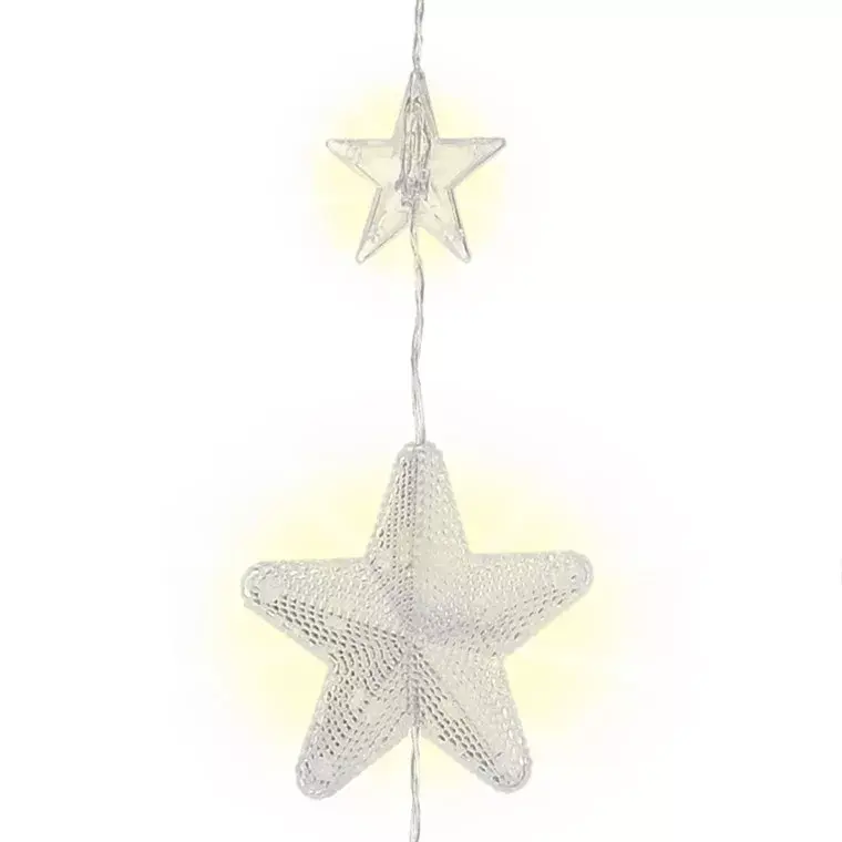 Fairy lights Goobay Star Curtain with 80 LEDs Photo 2