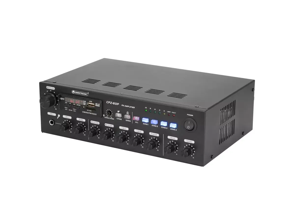 Audio amplifier Omnitronic 80709703 Photo 2