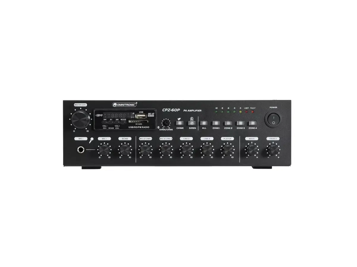 Audio amplifier Omnitronic 80709703 Photo 4