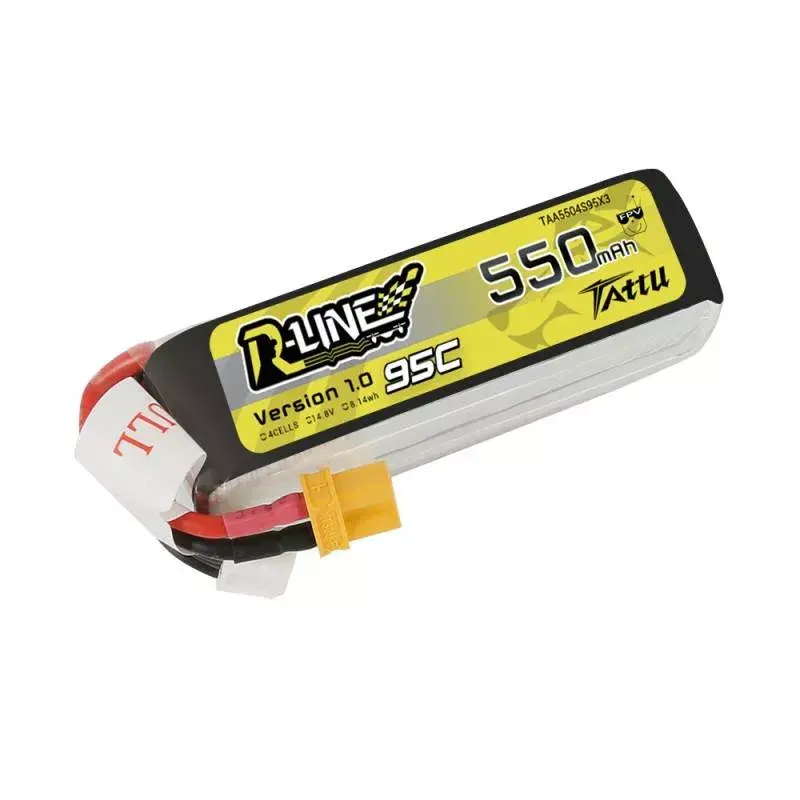 Аккумулятор Tattu R-Line 550mAh 14.8V 95C 4S1P Photo 2