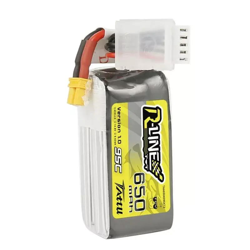 Tattu R-Line 650mAh 14.8V 95C 4S1P XT30 аккумулятор Photo 4