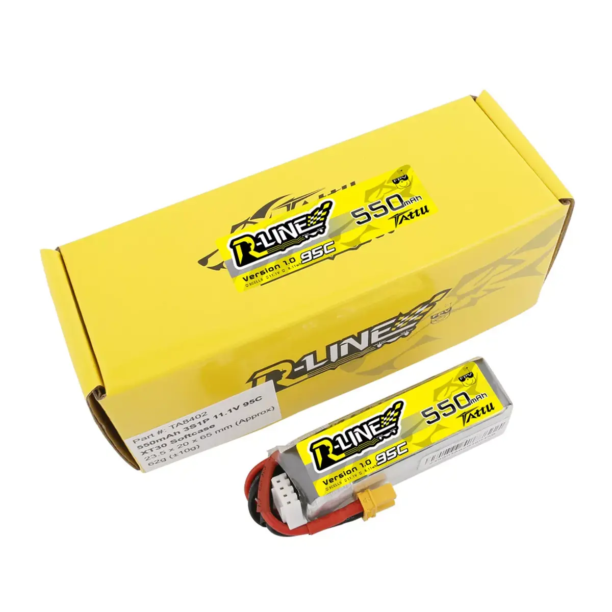Tattu TAA5503S95XT3 LiPo 11,1 В 550 мА·ч Photo 4