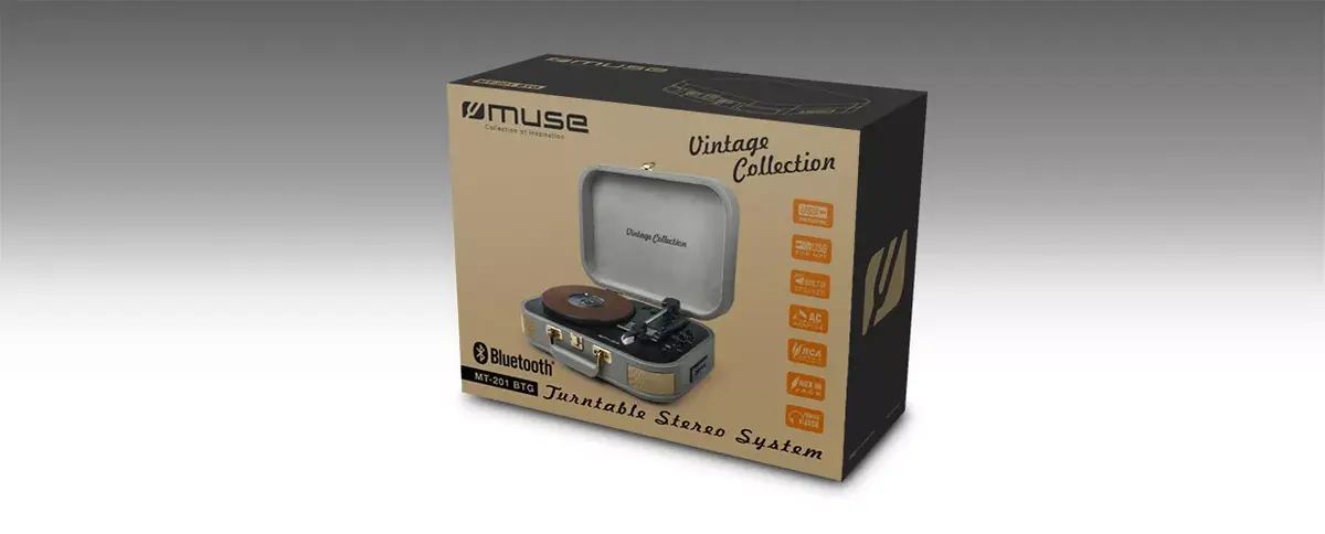 Automatic turntable Muse MT-201 BTG Photo 4