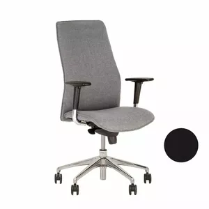 Biroja krēsls nowy styl SOLO R AL70 melns ergonomisks, grozāms, regulējams
