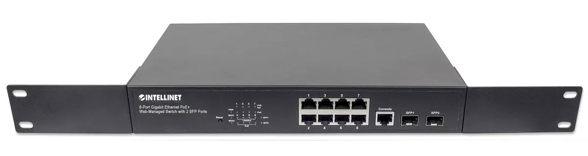 Pārvaldāms slēdzis Intellinet 8-portu Gigabit Ethernet PoE+ Photo 7