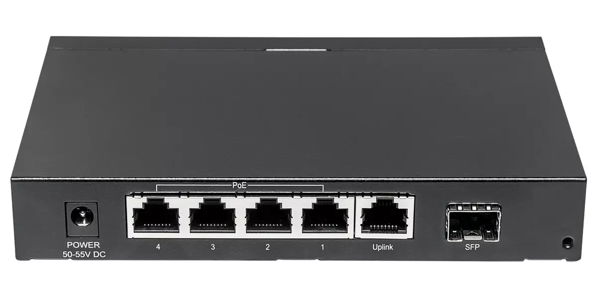 Intellinet 5-Port Gigabit PoE+ Switch with SFP Combo Photo 4
