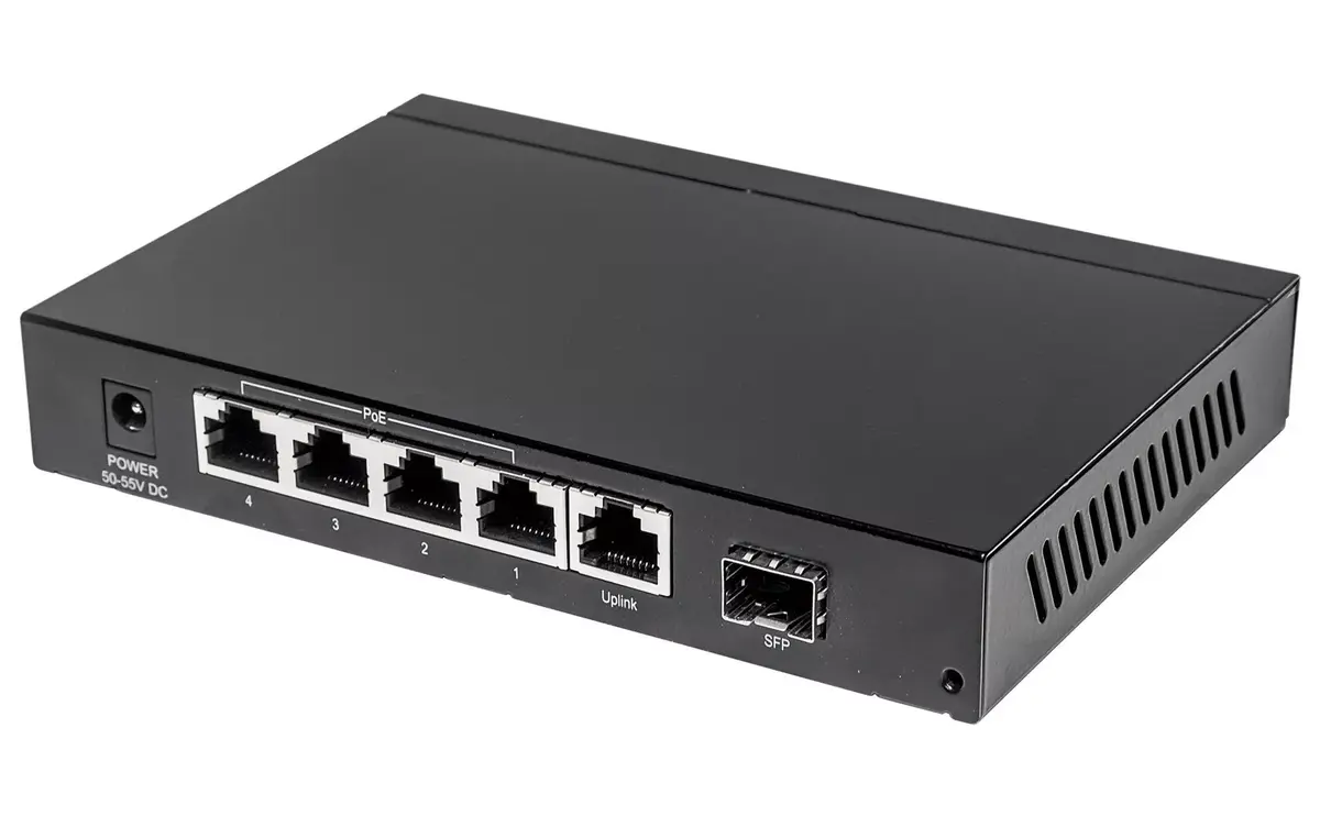 Intellinet 5-Port Gigabit PoE+ Switch with SFP Combo Photo 5