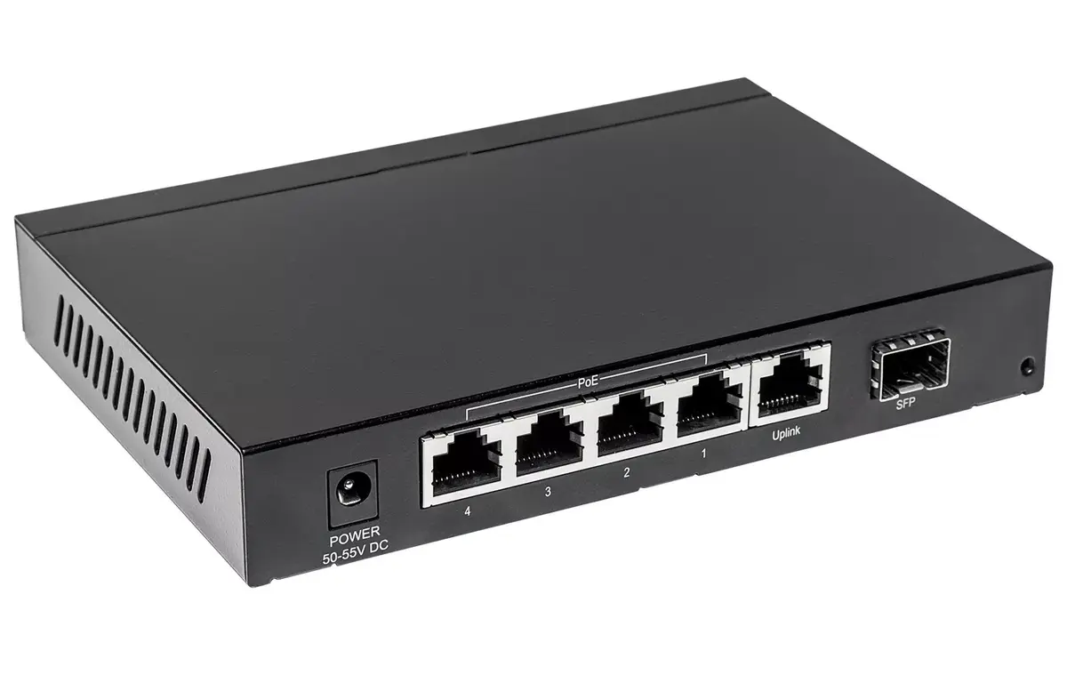 Intellinet 5-Port Gigabit PoE+ Switch with SFP Combo Photo 6