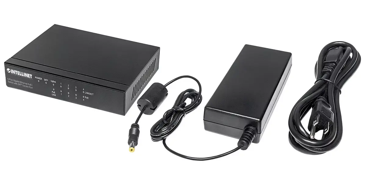 Intellinet 5-Port Gigabit PoE+ Switch with SFP Combo Photo 7