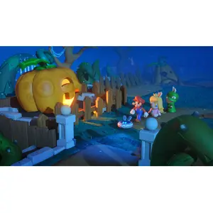 Videospēle Ubisoft Nintendo Mario + Les Lapins Crétins Kingdom Battle — PEGI 7, ESRB E10+, iznākusi 29.08.2017