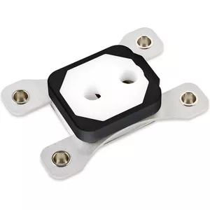 Water block Aqua-Computer NEXT — Acetal/Aluminium, Silver/White, 111×75×22 mm
