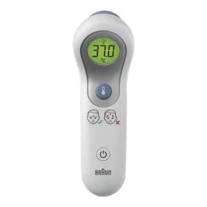 Braun BNT300WE digital body thermometer Remote sensing thermometer White Forehead Buttons