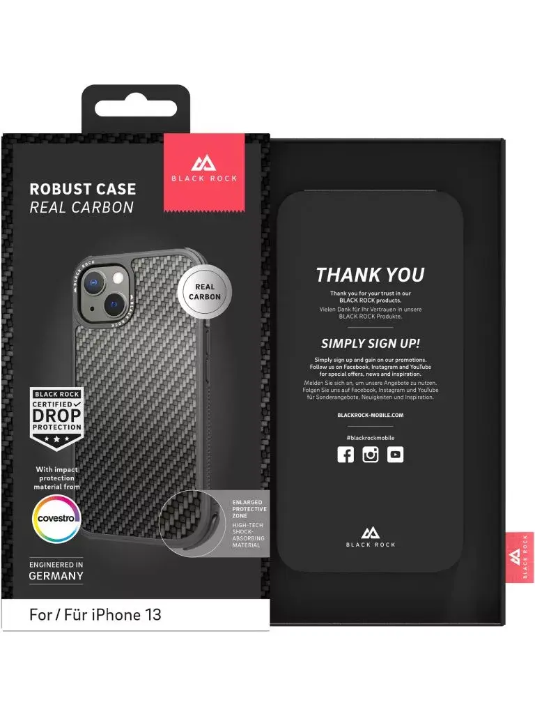 Cover Hama Robust Real Carbon iPhone 13 Photo 2