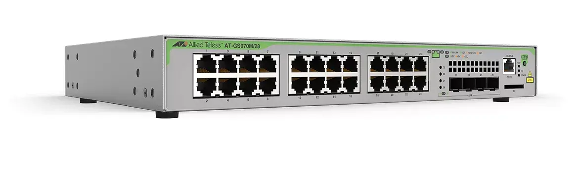 Pārvaldāms slēdzis Allied Telesis GS970M, AT-GS970M/28-50