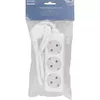 DELTACO 3-way power strip with earth 322129 Photo 3