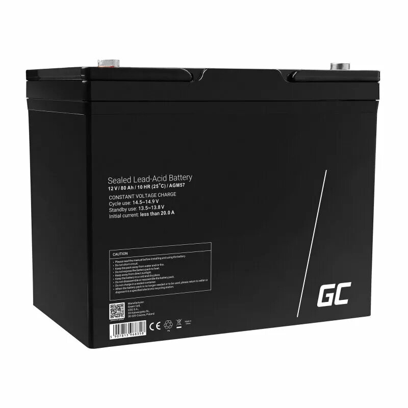 Green Cell AGM VRLA akumulators 12V
