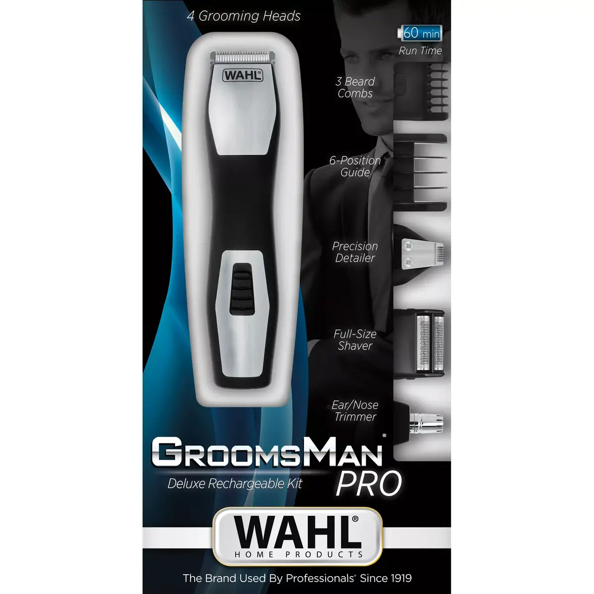 Триммер Wahl GroomsMan Pro Battery Photo 2