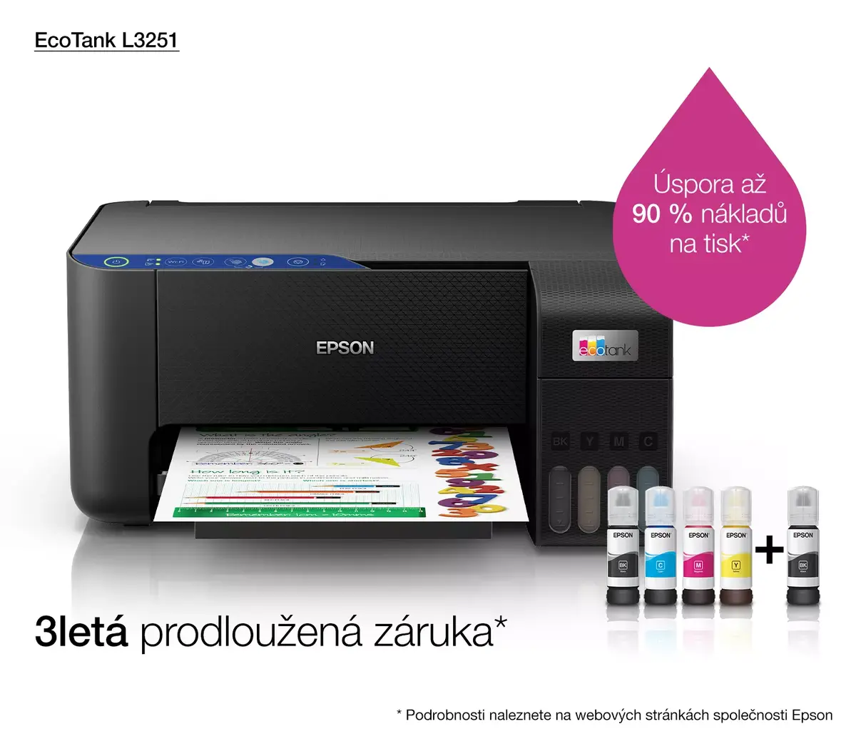 Epson EcoTank L3251 Multifunction Inkjet Printer Photo 13