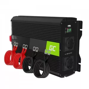 Green Cell INVGC12 strāvas adapteris & pārveidotājs Auto 3000 W Melns