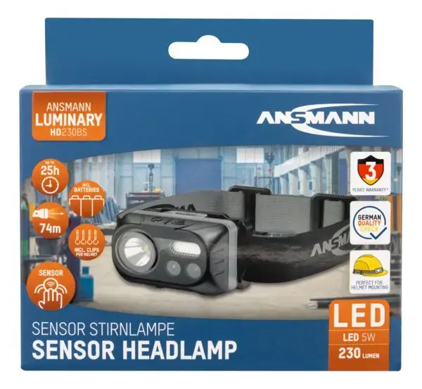 Ansmann HD230BS Headband Flashlight Photo 4
