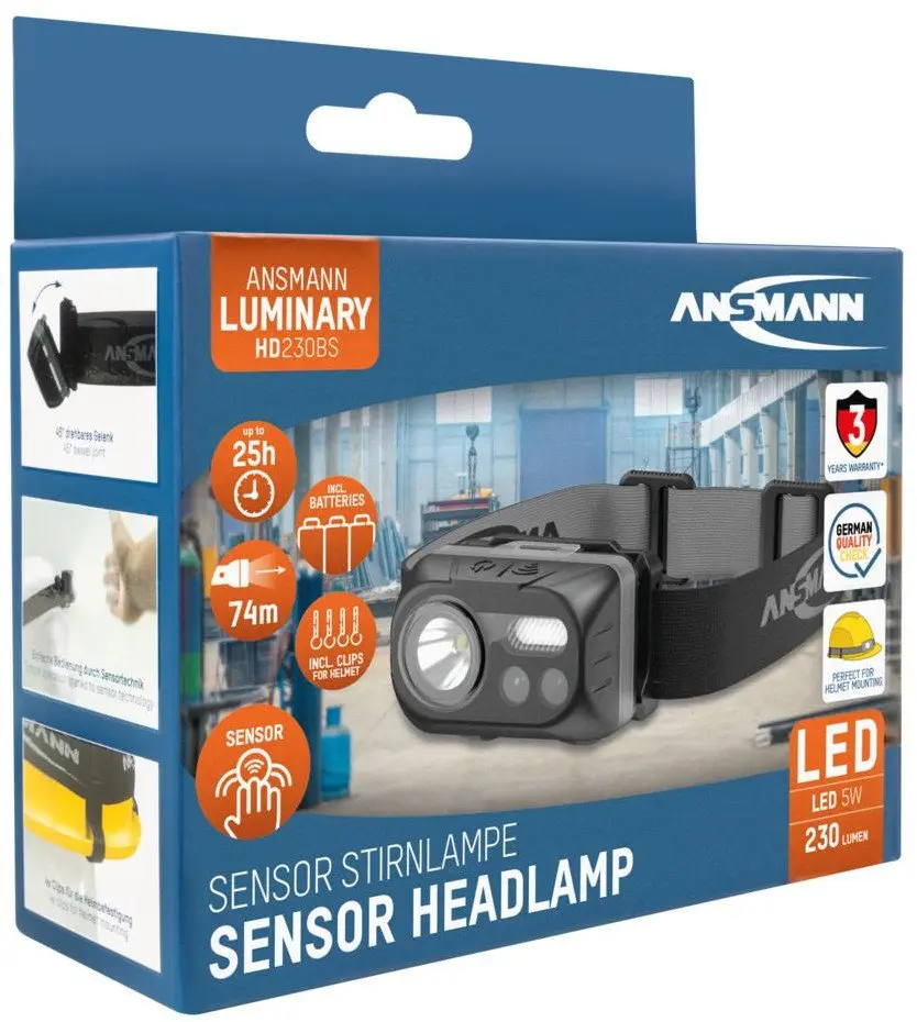 Ansmann HD230BS Headband Flashlight Photo 2