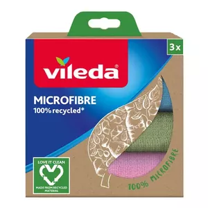 Vileda 4023103228634 cleaning cloth Microfibre Multicolour 3 pc(s)