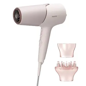 Фен Philips BHD530/00 2300 Вт, 6 скоростей/6 режимов нагрева, ионизация, холодный поток, диффузор и концентратор, розовый