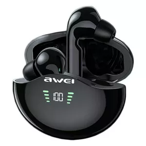 Austiņas Awei T12P Bluetooth 5.3 TWS melnas