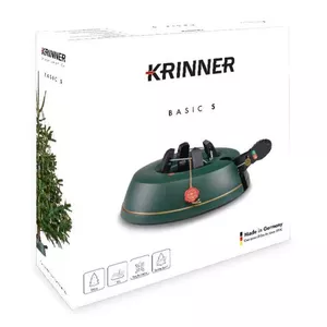 Krinner Basic S Zaļā Ziemassvētku Egles Stends 1L Jauda 9cm Iekšējais Diametrs 28cm Bāzes Diametrs