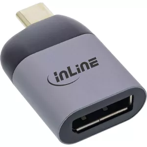 USB displeja konvertors InLine 64106D USB-C male uz DisplayPort female 8K60Hz