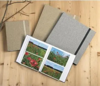 Fotoalbums Hama Tessuto Pelēks 240 lapas
