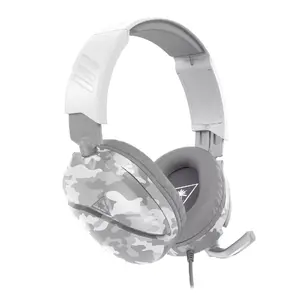 Austiņas Turtle Beach Recon 70 — vadu, ar galvas stīpu, apjojošas (circumaural), 20–20000 Hz, kabelis 1,2 m, pelēkas/baltas