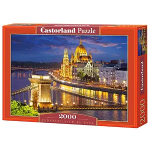 Jigsaw puzzle Castorland PC-200405 — Budapest view at dusk, 2000 pieces, 920 mm width