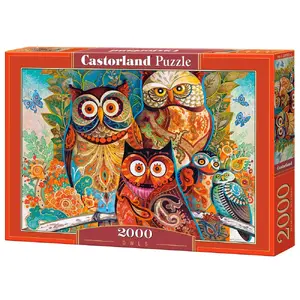 Пазл Castorland Owls 2000 деталей — жанр: искусство, ширина 920 мм, 9+