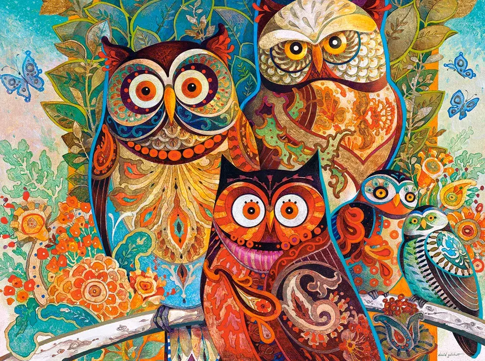 Castorland Owls puzle — 2000 detaļas Photo 2