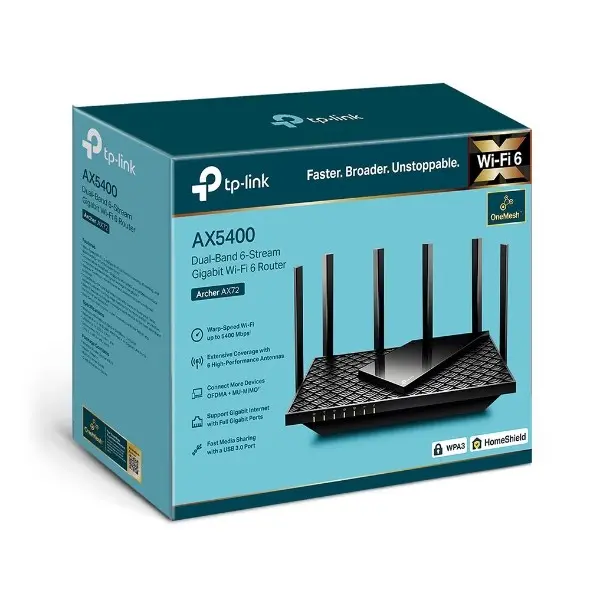 TP‑LINK Archer AX72 portable Wi‑Fi 6 router Photo 8