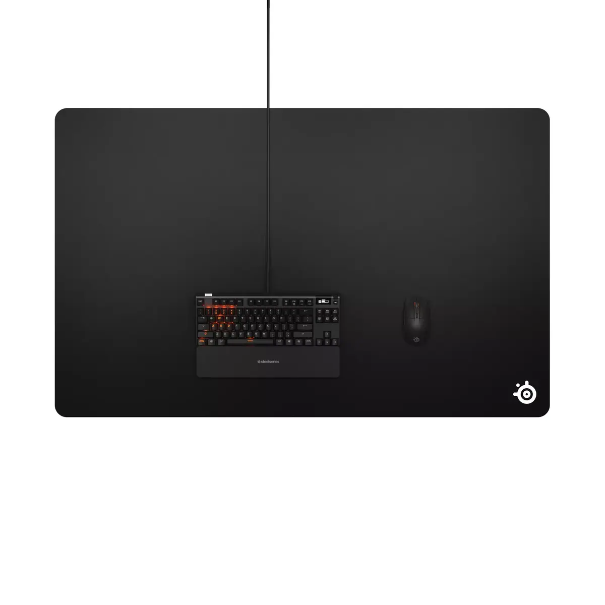 Mouse pad Steelseries QcK+ Black Photo 3