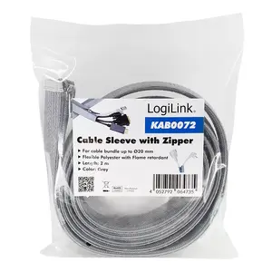 Чехол для кабелей LogiLink KAB0072 Серый 3 см