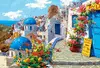 Castorland Spring in Santorini — 2000 gab. puzle Photo 2