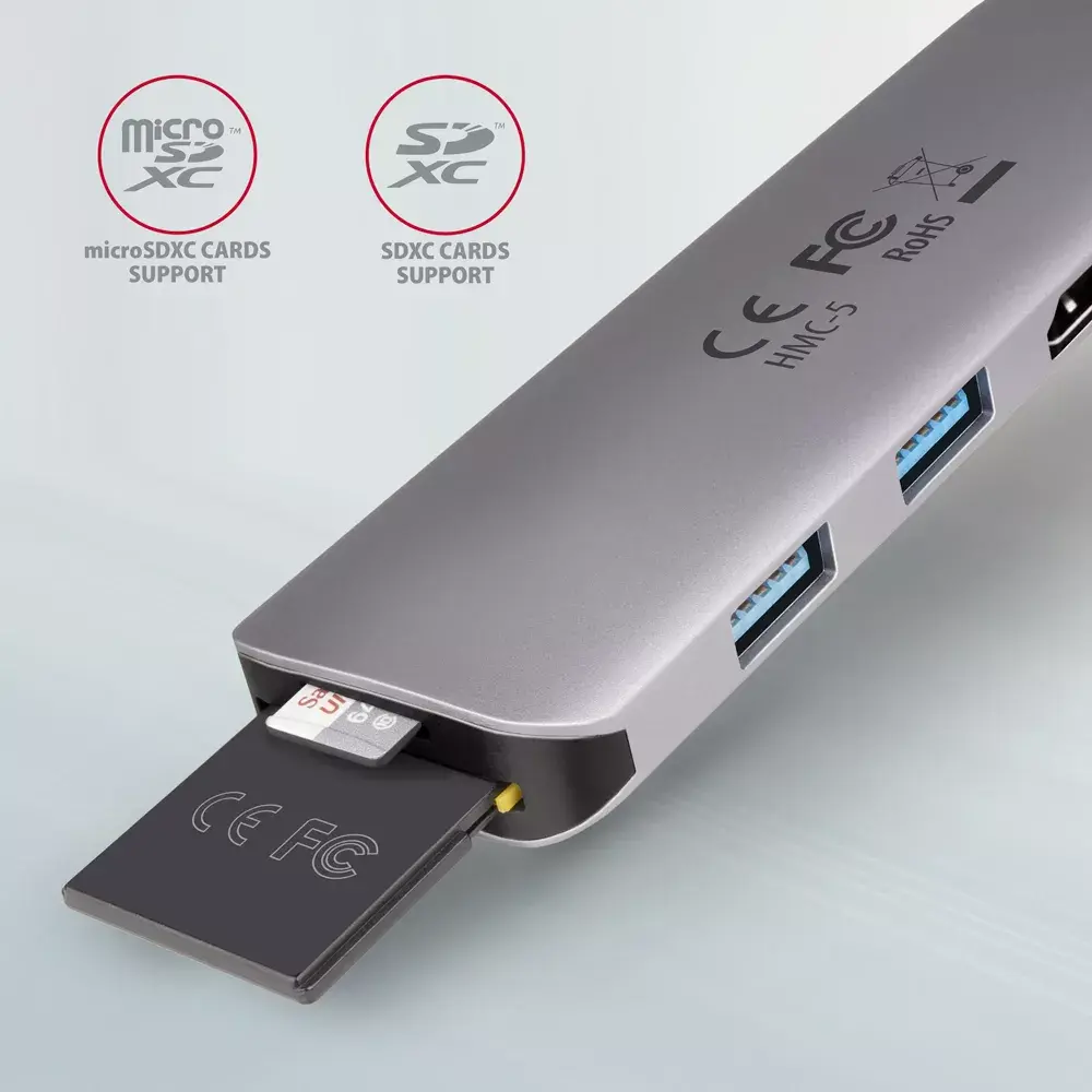 Док-станция для ноутбука Axagon HMC-5 Photo 3