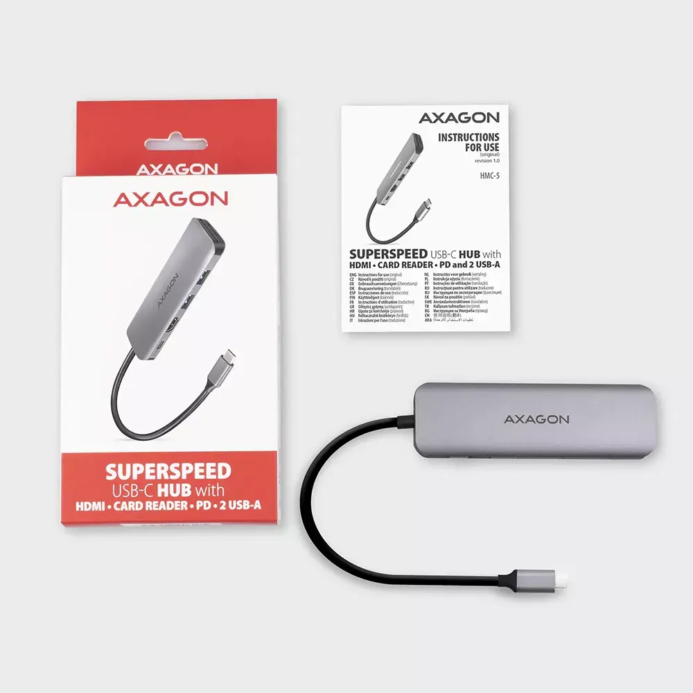 Док-станция для ноутбука Axagon HMC-5 Photo 9
