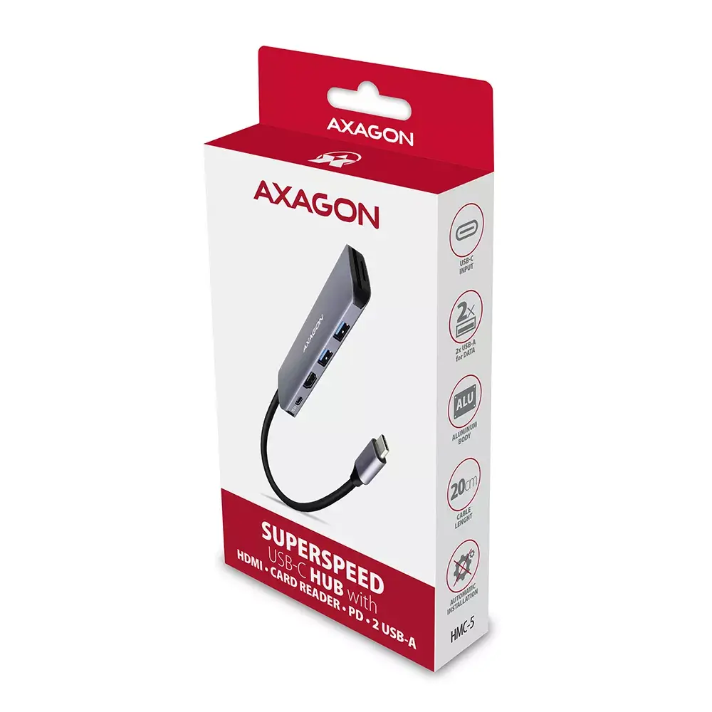 Док-станция для ноутбука Axagon HMC-5 Photo 10